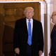 Donald Trump and former New York City mayor Rudy Giuliani exit the clubhouse following their meeting at Trump International Golf Club, November 20, 2016 in Bedminster Township, New Jersey.